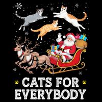 Cats For Everybody Christmas Sustainable Bucket Hat