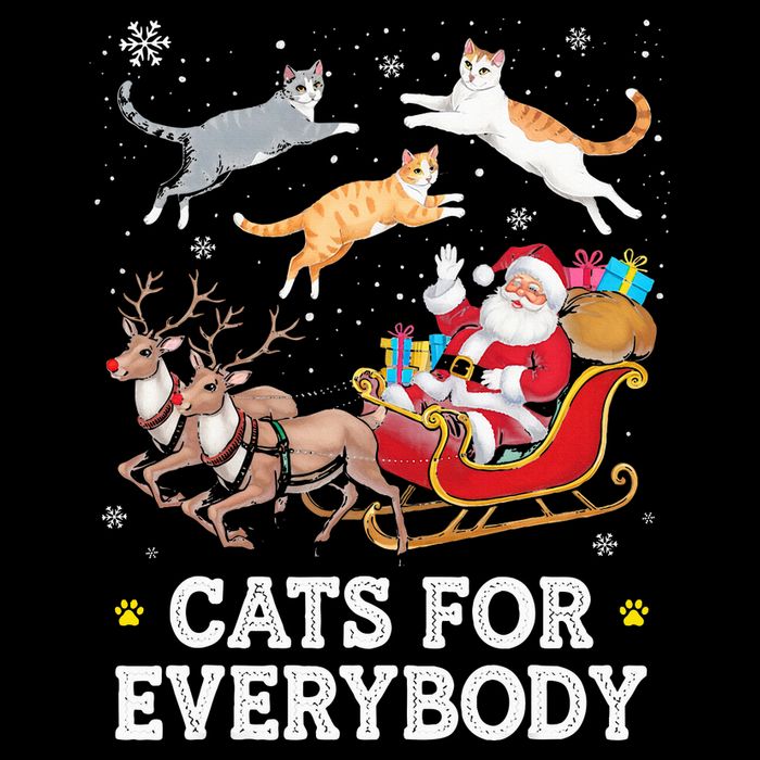 Cats For Everybody Christmas Sustainable Bucket Hat