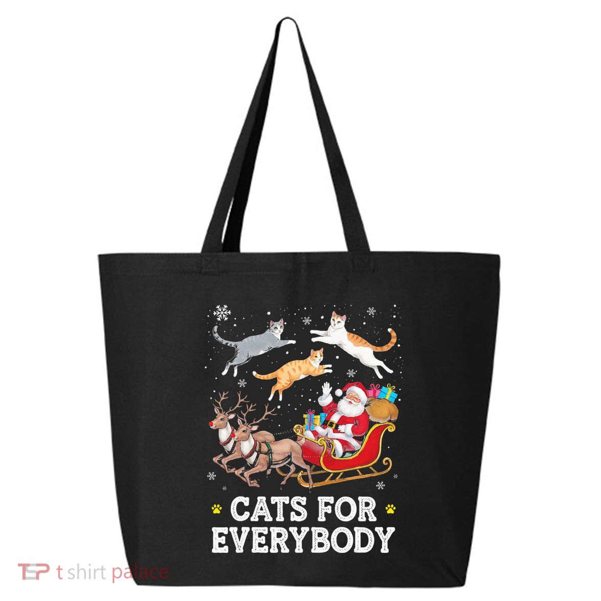 Cats For Everybody Christmas 25L Jumbo Tote