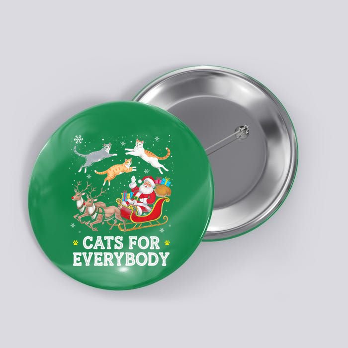 Cats For Everybody Christmas Button