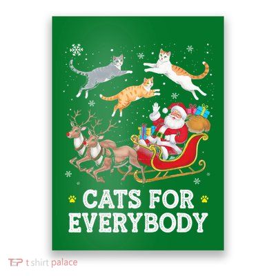 Cats For Everybody Christmas Poster
