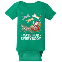 Cats For Everybody Christmas Baby Bodysuit