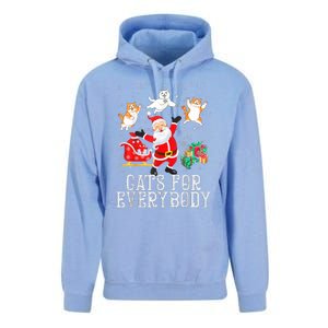 Cats For Everybody Christmas Cat Funny Xmas Women Santa Tank Top Unisex Surf Hoodie