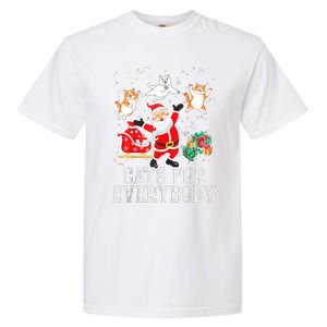 Cats For Everybody Christmas Cat Funny Xmas Women Santa Tank Top Garment-Dyed Heavyweight T-Shirt