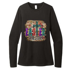 Cute Floral Easter Decor For Blessed Mom And Jesus Lovers Funny Gift Womens CVC Long Sleeve Shirt