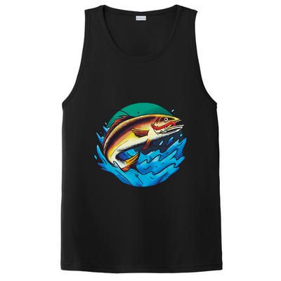 Catch Fish Eating Worm Funny Fishing PosiCharge Competitor Tank