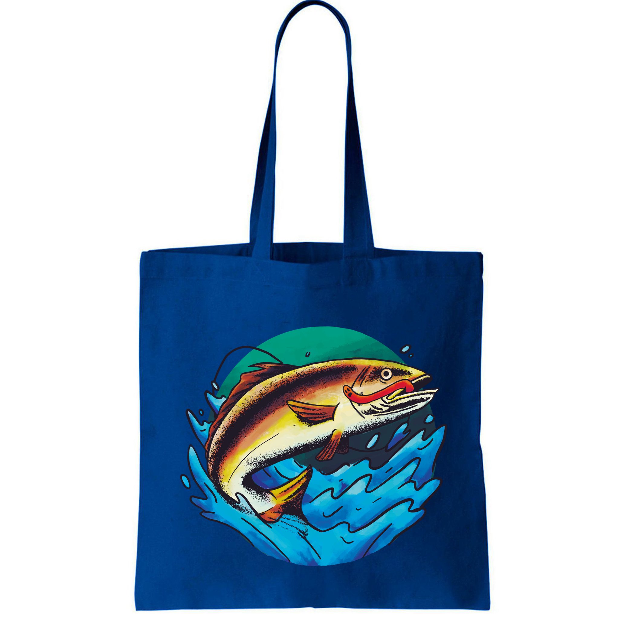 Catch Fish Eating Worm Funny Fishing Bag