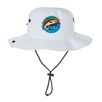 Catch Fish Eating Worm Funny Fishing Legacy Cool Fit Booney Bucket Hat