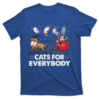 Cats For Everybody Christmas Cat Lover Funny Novelty Gift T-Shirt