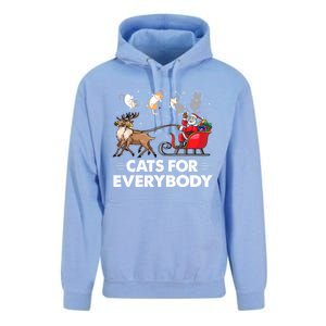 Cats For Everybody Christmas Cat Lover Funny Novelty Gift Unisex Surf Hoodie