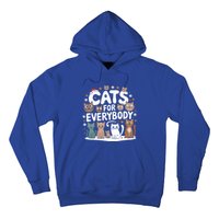 Cats For Everybody Christmas Cat Funny Xmas Santa Gift Hoodie