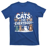 Cats For Everybody Christmas Cat Funny Xmas Santa Gift T-Shirt