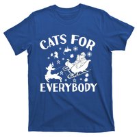 Cats For Everybody Christmas Cat Funny Xmas Santa Cute Gift T-Shirt