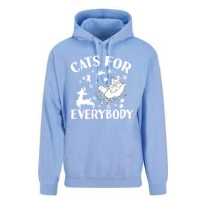 Cats For Everybody Christmas Cat Funny Xmas Santa Cute Gift Unisex Surf Hoodie