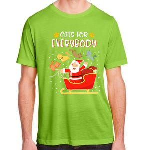 Cats For Everybody Christmas Kitten Lover Funny Gift Adult ChromaSoft Performance T-Shirt