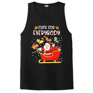 Cats For Everybody Christmas Kitten Lover Funny Gift PosiCharge Competitor Tank