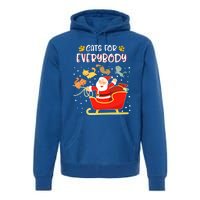 Cats For Everybody Christmas Kitten Lover Funny Gift Premium Hoodie