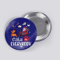 Cats For Everybody Christmas Cat Funny Xmas Button