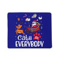 Cats For Everybody Christmas Cat Funny Xmas Mousepad