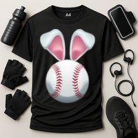Cute Funny Easter Bunny Baseball Cooling Performance Crew T-Shirt