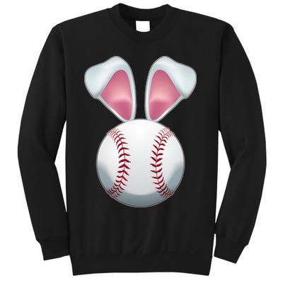 Cute Funny Easter Bunny Baseball Sweatshirt