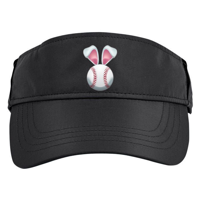 Cute Funny Easter Bunny Baseball Adult Drive Performance Visor