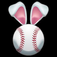 Cute Funny Easter Bunny Baseball Baby Bodysuit