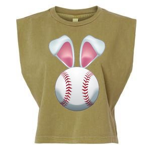 Cute Funny Easter Bunny Baseball Garment-Dyed Women's Muscle Tee