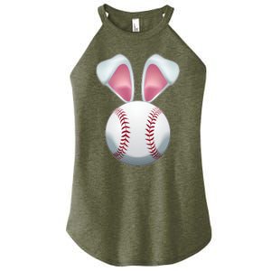 Cute Funny Easter Bunny Baseball Women's Perfect Tri Rocker Tank