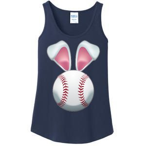 Cute Funny Easter Bunny Baseball Ladies Essential Tank