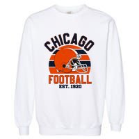 Chicago Football Est 1920 Team Supporter Garment-Dyed Sweatshirt