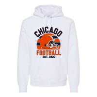 Chicago Football Est 1920 Team Supporter Premium Hoodie