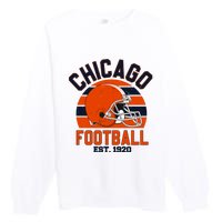 Chicago Football Est 1920 Team Supporter Premium Crewneck Sweatshirt