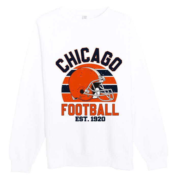 Chicago Football Est 1920 Team Supporter Premium Crewneck Sweatshirt