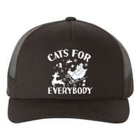 Cats For Everybody Funny Christmas Day Cats Lover Saying Yupoong Adult 5-Panel Trucker Hat