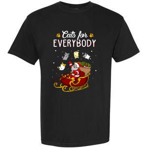 Cats For Everybody Cat Christmas Ugly Christmas Garment-Dyed Heavyweight T-Shirt