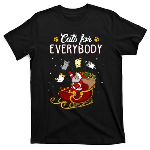 Cats For Everybody Cat Christmas Ugly Christmas T-Shirt