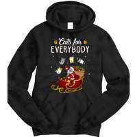 Cats For Everybody Cat Christmas Ugly Christmas Tie Dye Hoodie