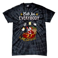 Cats For Everybody Cat Christmas Ugly Christmas Tie-Dye T-Shirt