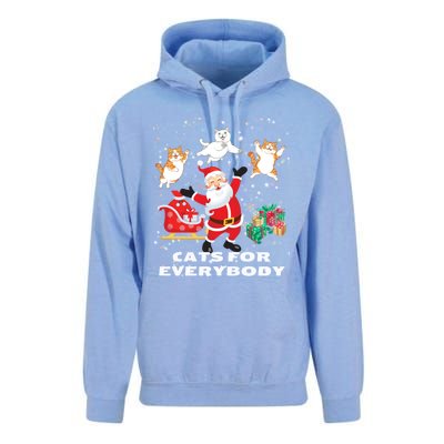 Cats For Everybody Funny Santa Claus Christmas Cat Catmas Gift Unisex Surf Hoodie