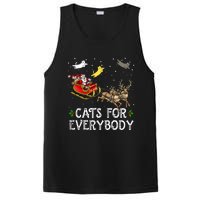 Cats For Everybody Christmas Cat Funny Xmas Santa  PosiCharge Competitor Tank