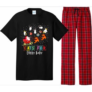 Cats For Everybody Funny Christmas Cat Lover Gift Pajama Set