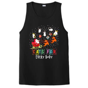 Cats For Everybody Funny Christmas Cat Lover Gift PosiCharge Competitor Tank