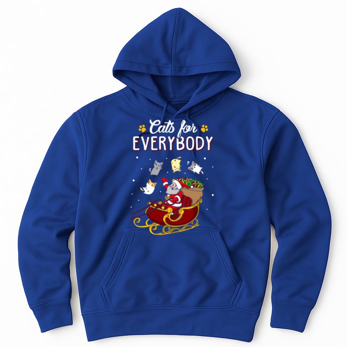 Cats For Everybody Cat Christmas Ugly Christmas Gift Hoodie