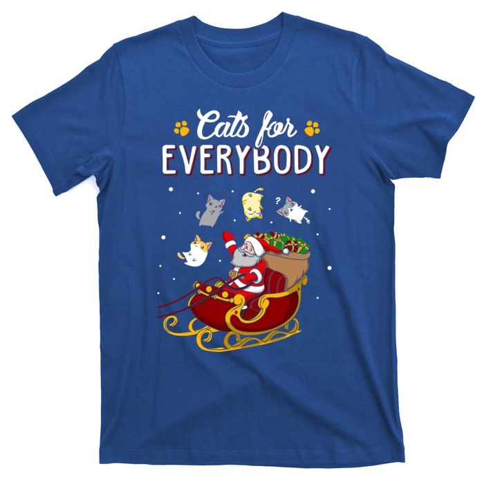 Cats For Everybody Cat Christmas Ugly Christmas Gift T-Shirt