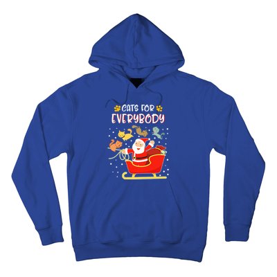 Cats For Everybody Christmas Kitten Lover Gift Hoodie