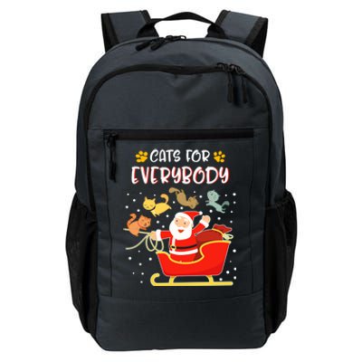 Cats For Everybody Christmas Kitten Lover Gift Daily Commute Backpack