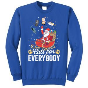 Cats For Everybody Santa Kitties Merry Christmas Costume Meaningful Gift Sweatshirt