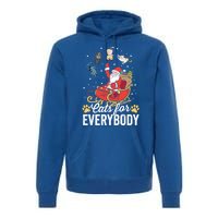 Cats For Everybody Santa Kitties Merry Christmas Costume Meaningful Gift Premium Hoodie