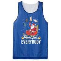 Cats For Everybody Santa Kitties Merry Christmas Costume Meaningful Gift Mesh Reversible Basketball Jersey Tank